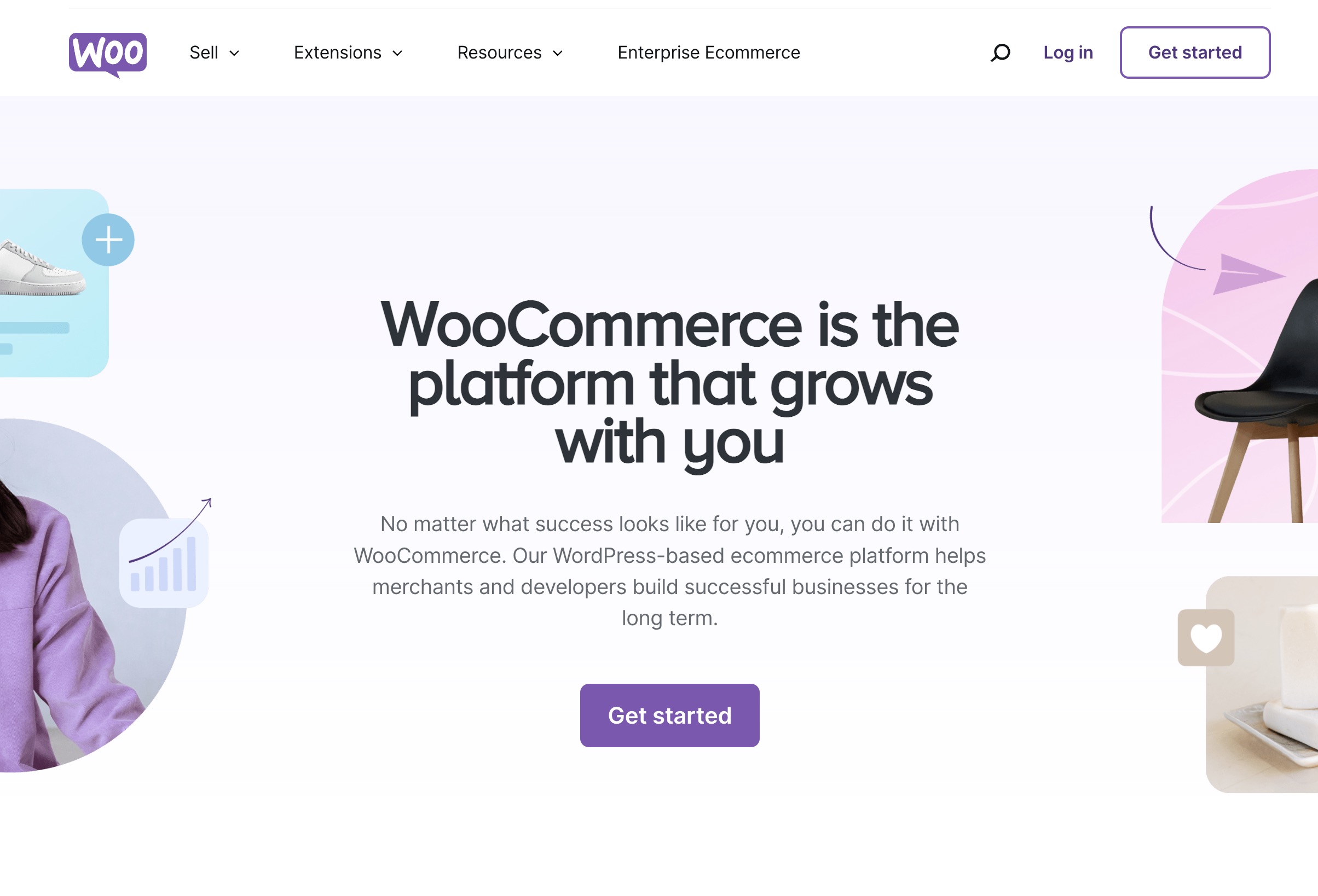 Woo Commerce webpage