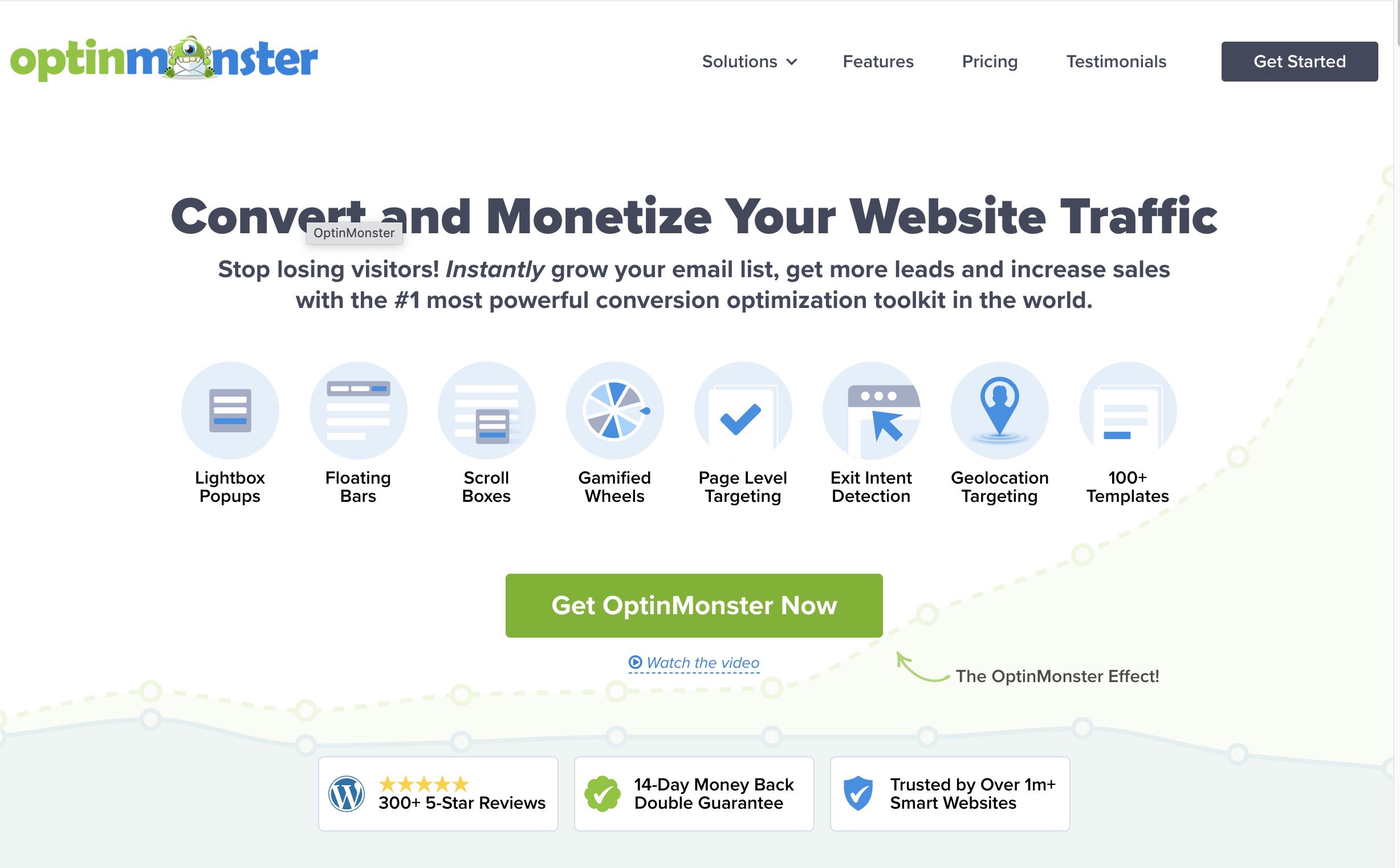 OptinMonster webpage